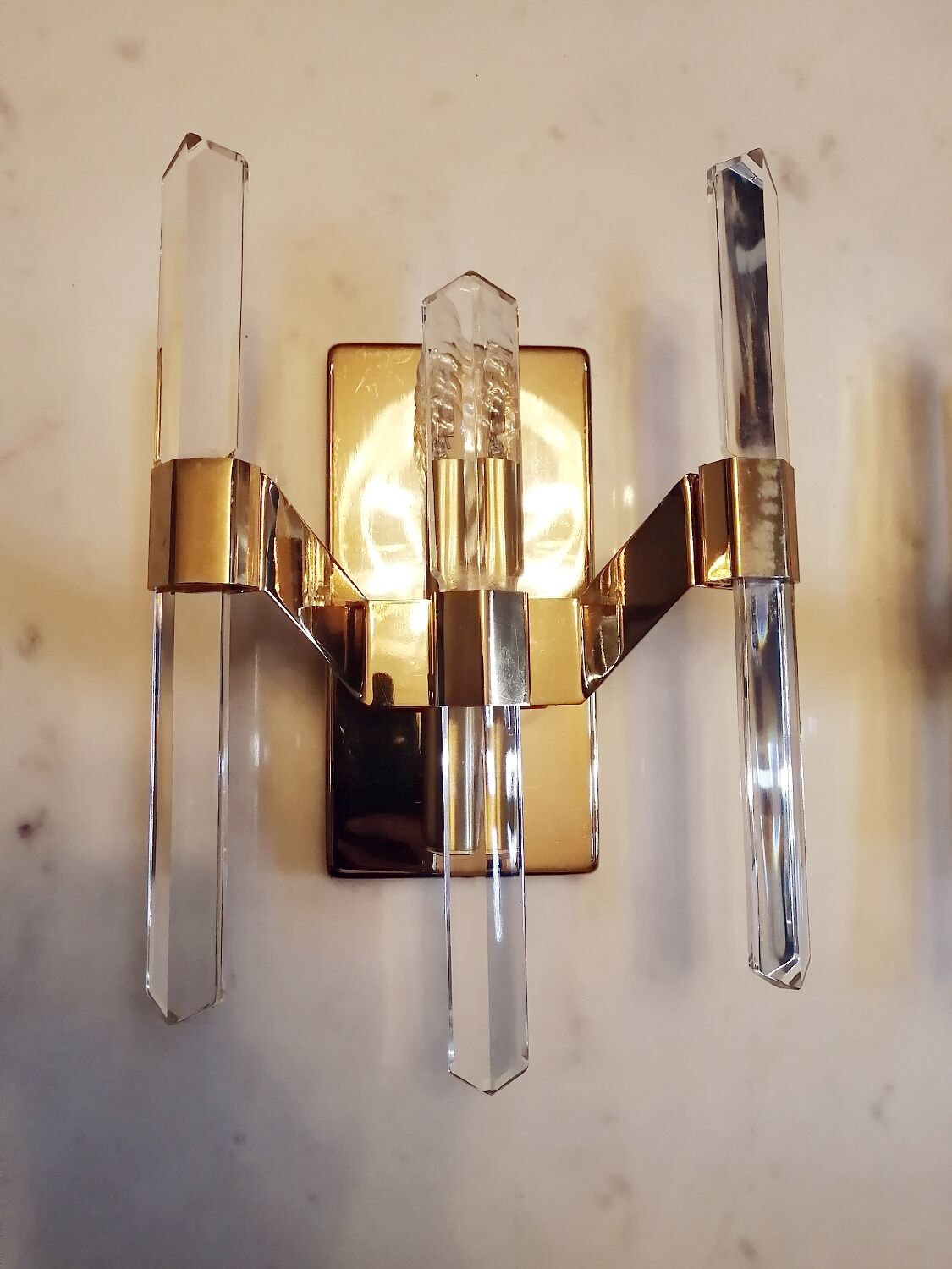 Pair of Sciolari wall lights