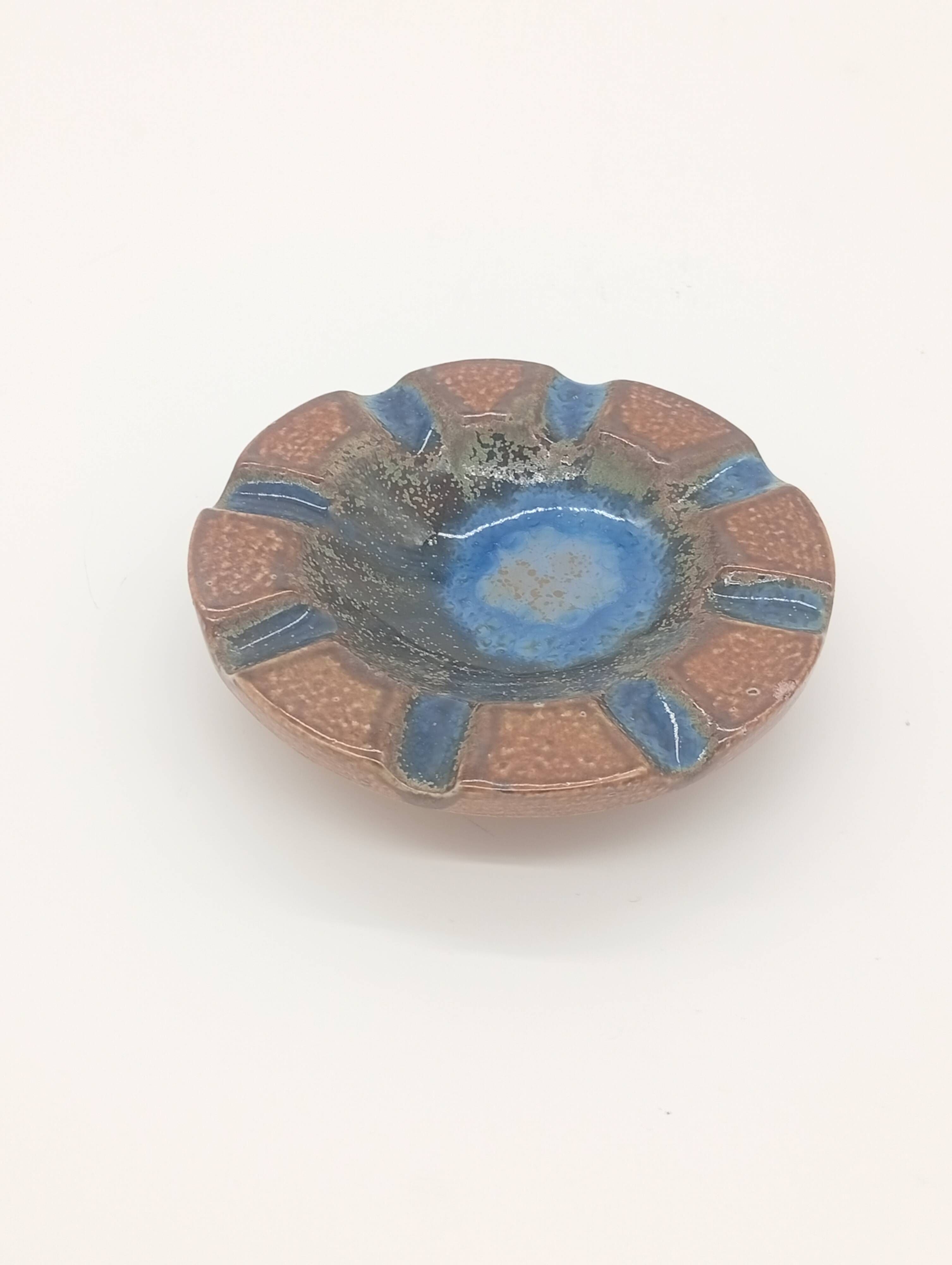 Enamelled Ceramic Ashtray Henri Picard France Art Deco France 1930s