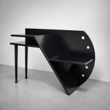 Paolo Pallucco Attr. Panchetta Con Tavolino E Portariviste Postmoderno