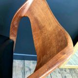 Suite De 6 Chaises Teck Et Skai Modele 71 De Niels O. Moller