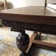 Vintage wooden dining room table
