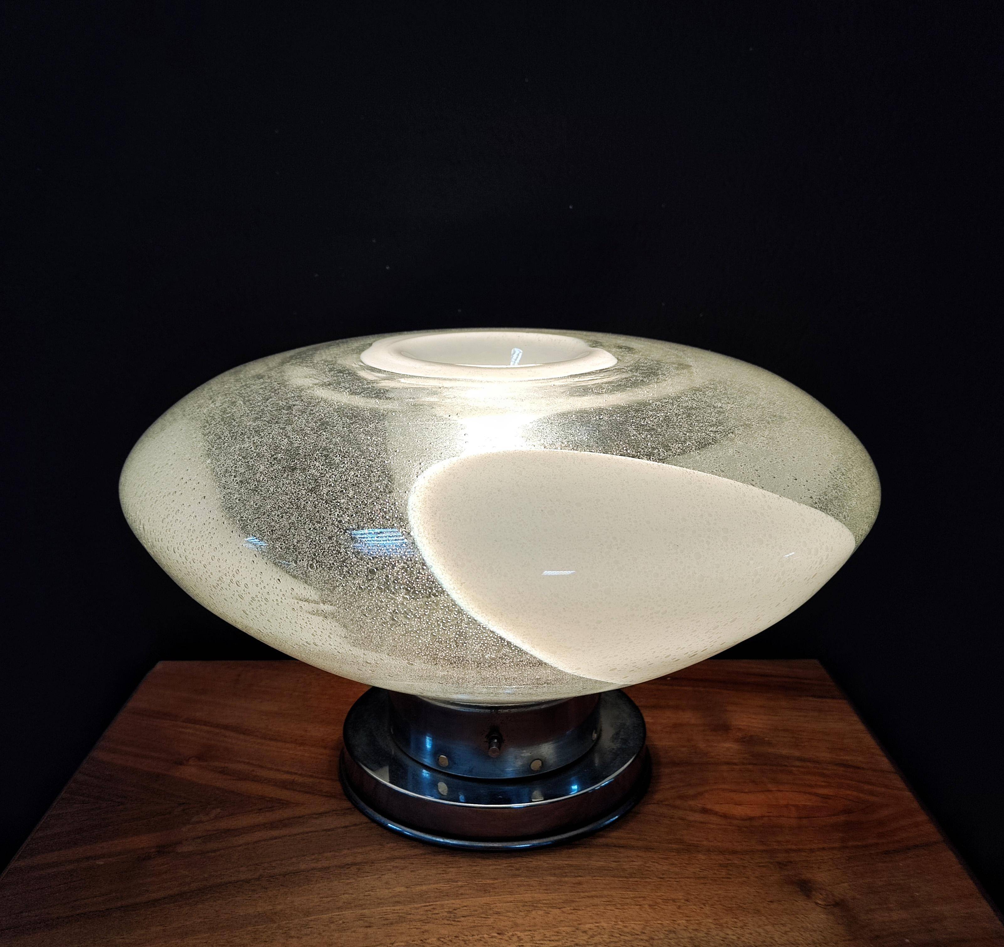 Murano glass table lamp by Carlo Nason, 1970s