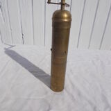 Oriental brass pepper mill