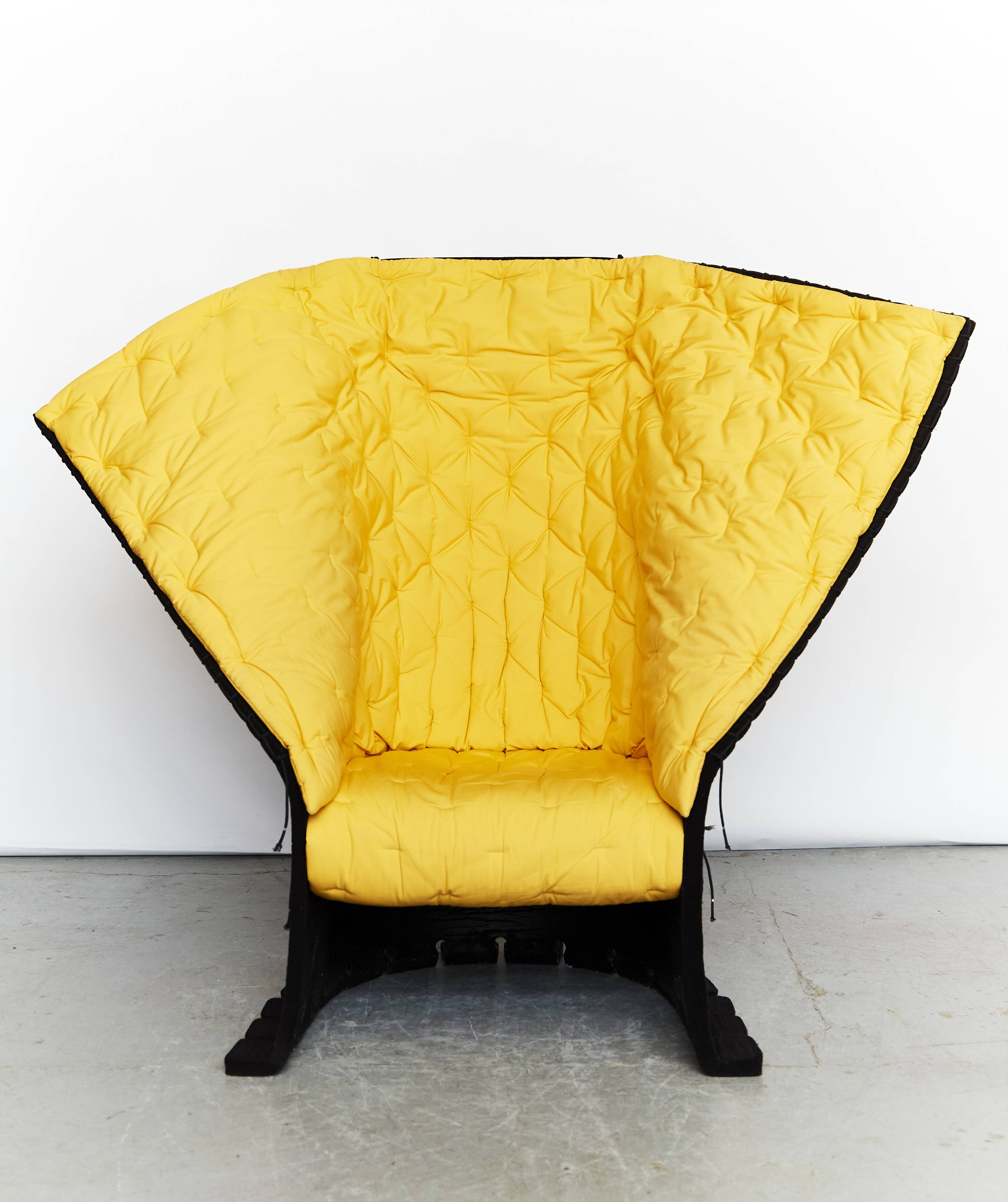 Gaetano Pesce lounge chair n°357 “Feltri” for Cassina, 1986