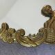 Miroir en bronze doré avec ornement anges