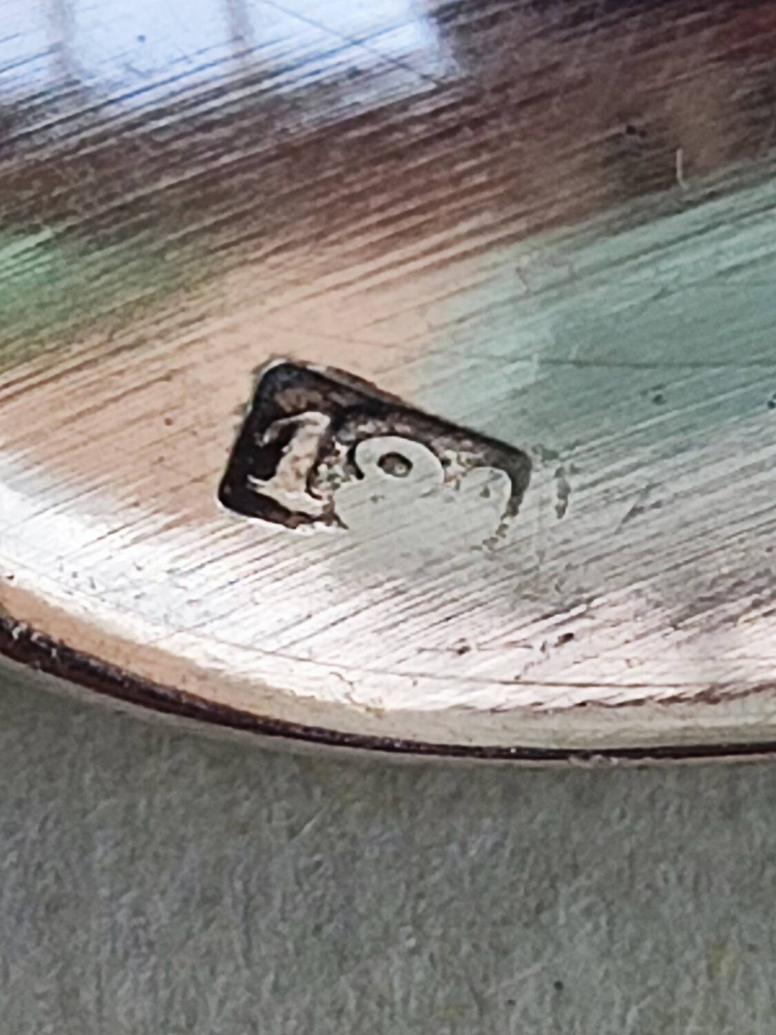 12 cuillères à café en métal argenté