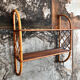 Wicker and rattan shelf
