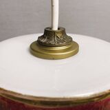 Lampe suspendue en verre peinte à la main