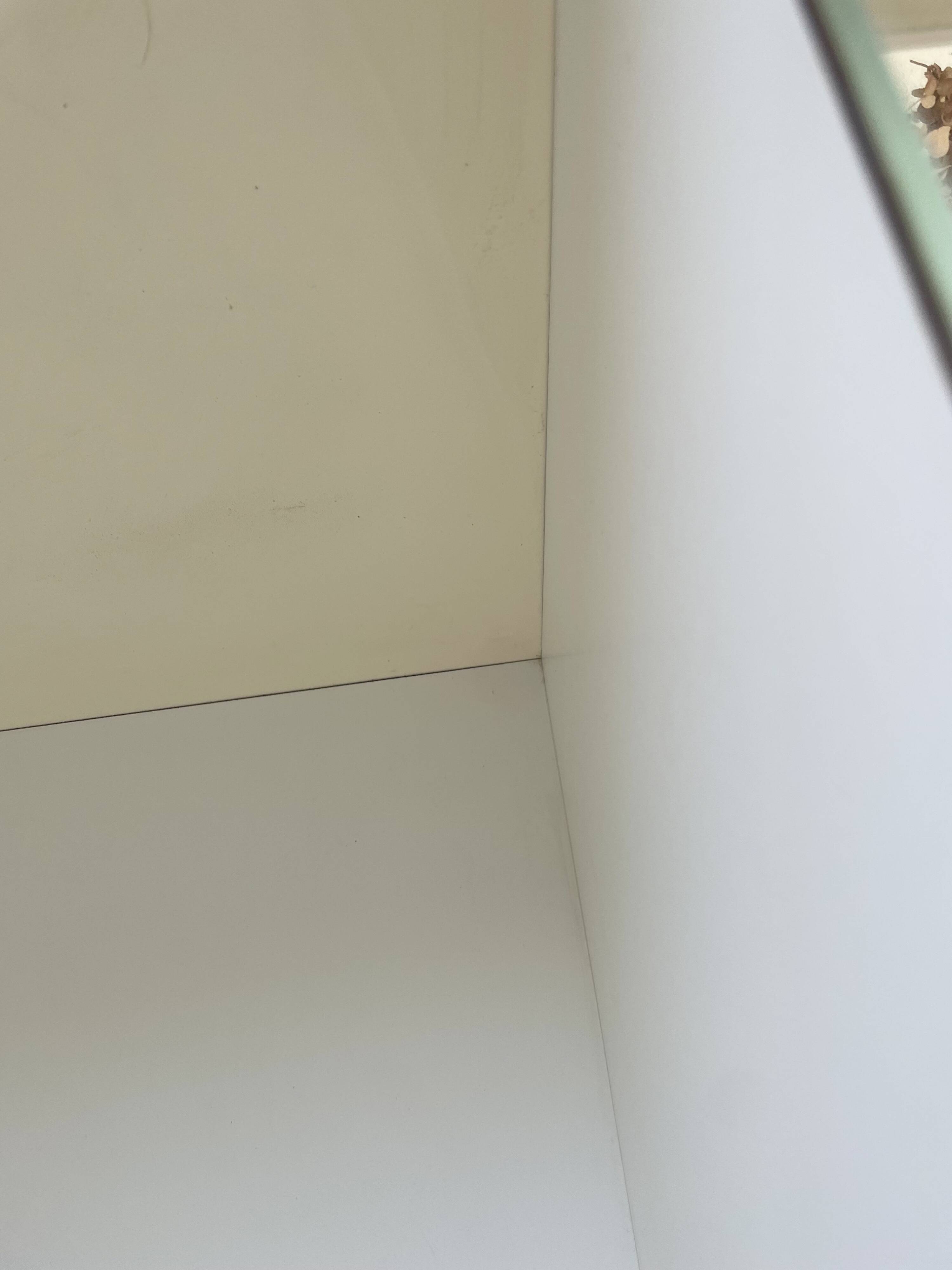 80s lacquered desk and mirror