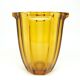 Vase art déco, en verre violet, conçu par R. Schrotter, verrerie Inwald, Tchécoslovaquie, années 1930.