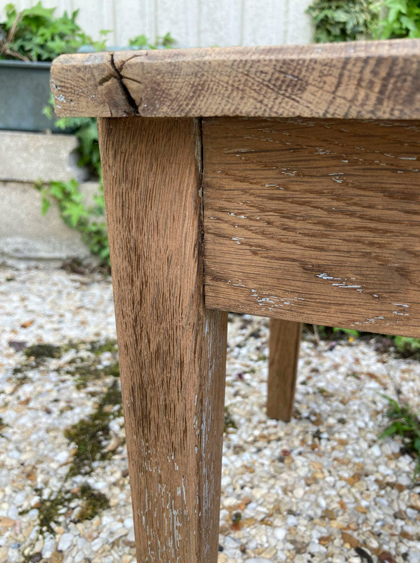 Small vintage farmhouse coffee table