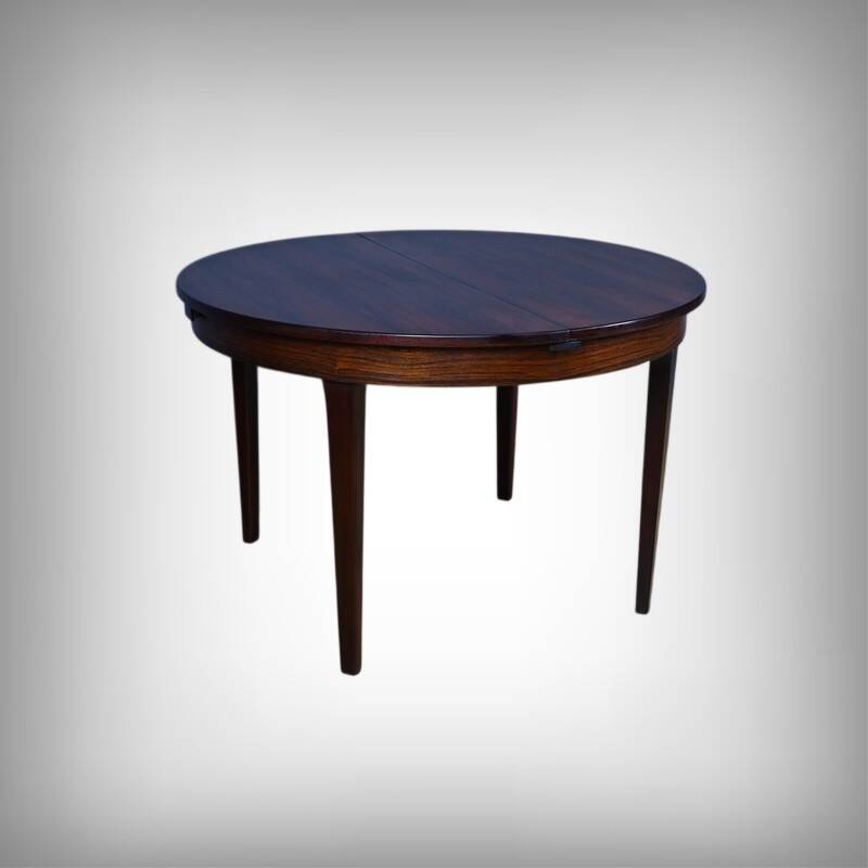 Scandinavian system table in rosewood, 6 to 8 covers – 1960