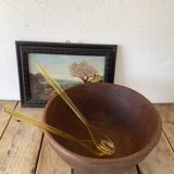 XXL wooden salad bowl