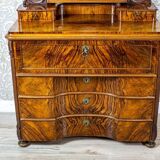 Antique Two-Part Dresser with Mirror, 1890s