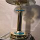 Lamp chrome and gold 1980