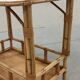 Vintage bamboo and rattan bar service