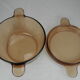 Old amber vision flat casserole dish 2.5l