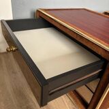 Ruf International Nightstands – Pair Mirrored Bedside Tables 1970s