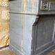 Meuble de salle de bain ancien double vasque plateau marbre