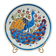 Hand-painted Greek artisan wall plate P.R. Keramik