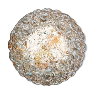 Vintage glass wall lamp or table lamp