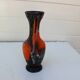 vase 1970 two orange handles.