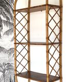 Rattan wall shelf 1960