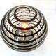 Pair of murano swirl glass table lamps, 1970s