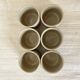 Vintage landscape espresso coffee cups