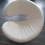 Canapé et 2 fauteuils en cuir Roche Bobois