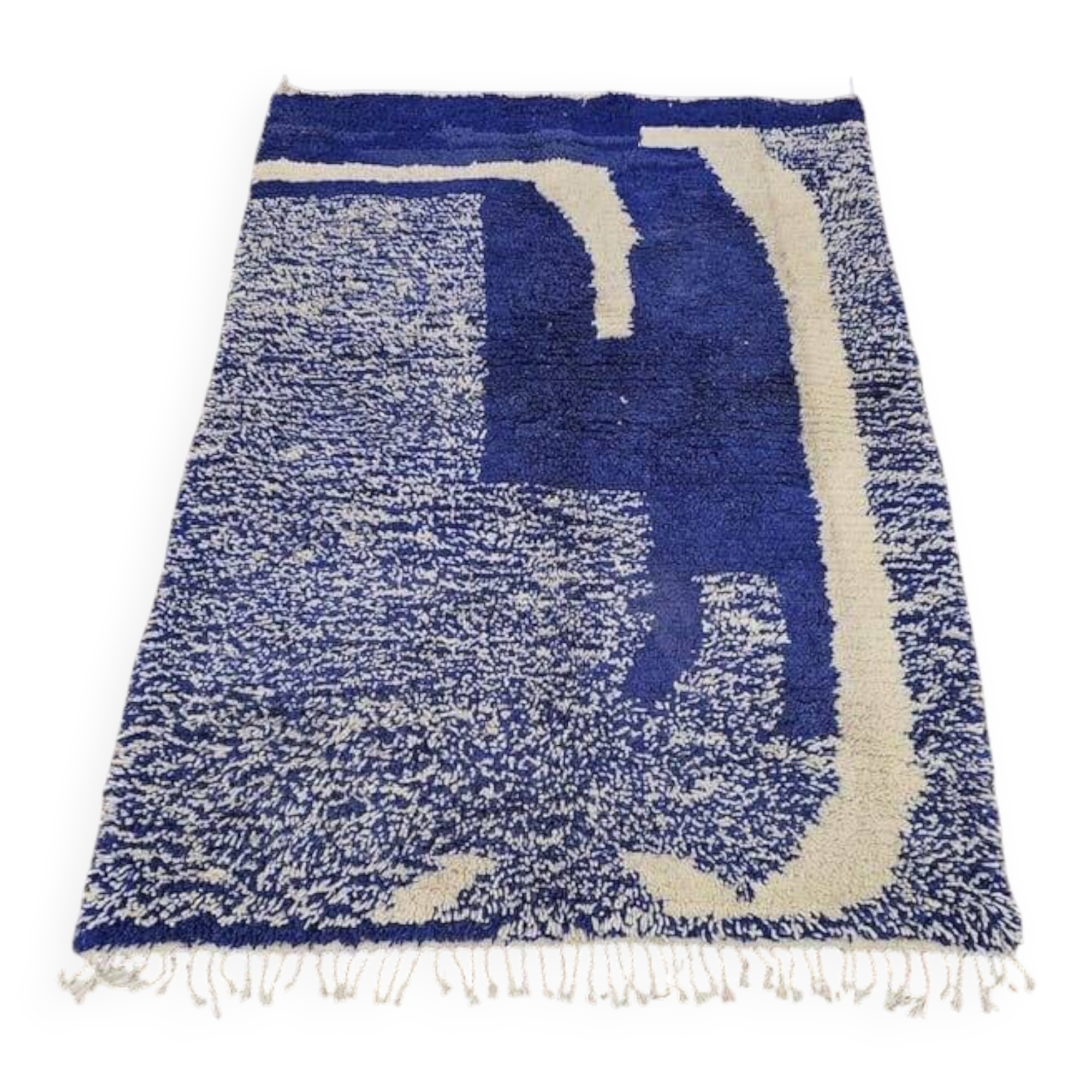 Tapis berbère tissé main artisanale traditionnelle 1,5/2,5 m