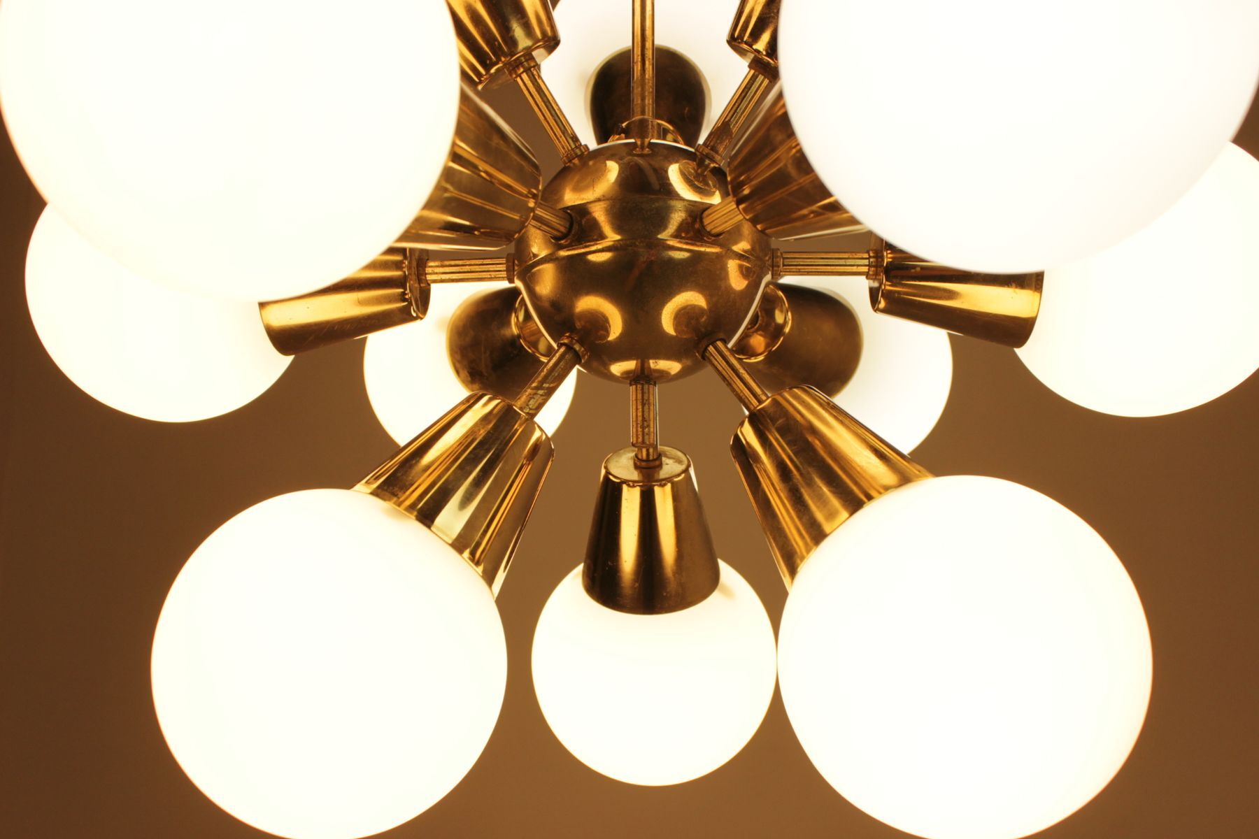 Chandelier Sputnik by Kamenický Šenov 1970 s