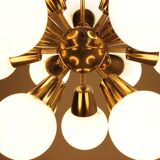 Chandelier Sputnik by Kamenický Šenov 1970 s