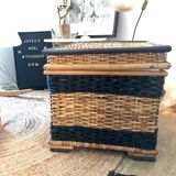 Vintage wicker chest