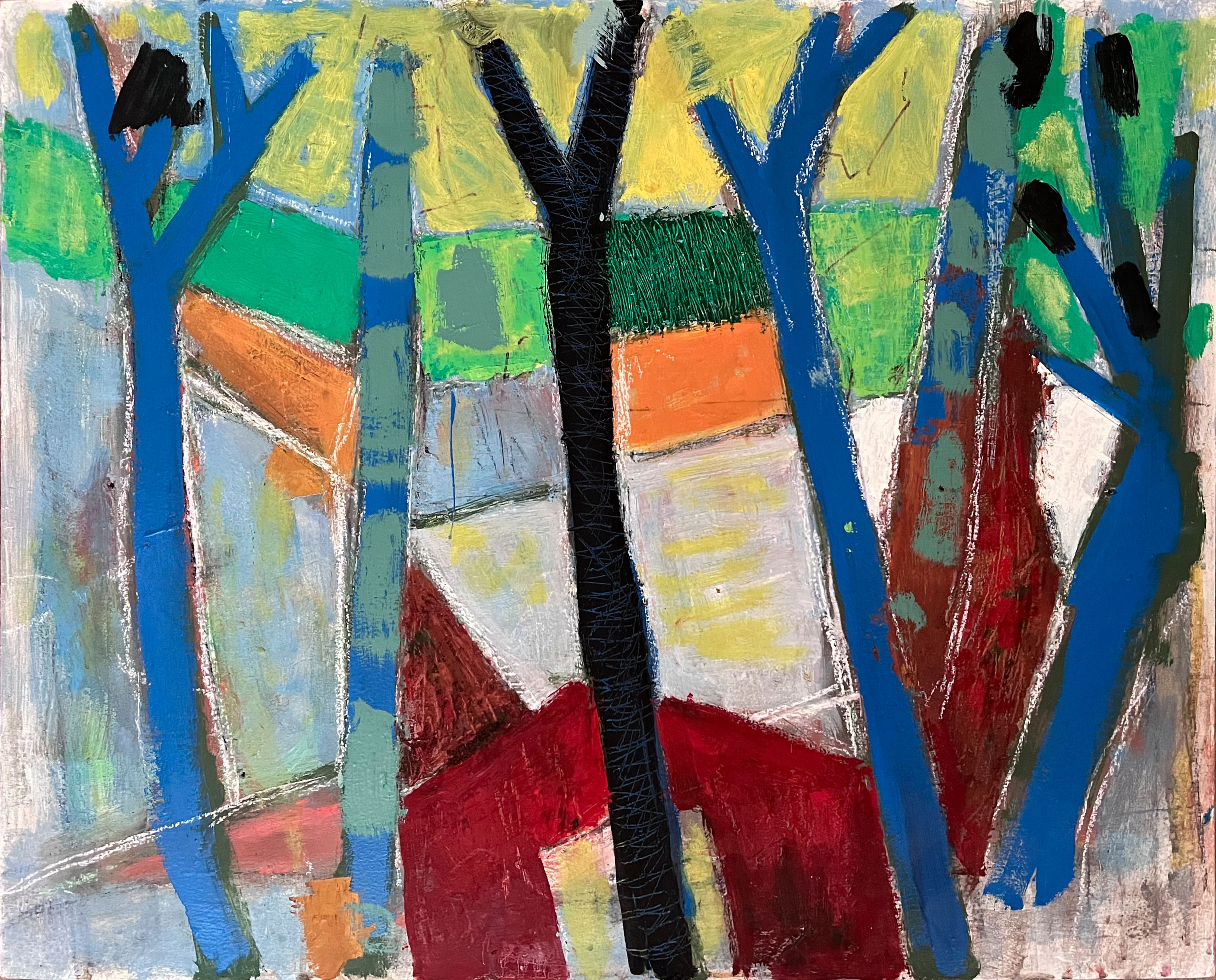 "A travers les arbres" by André Guillou