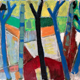 "A travers les arbres" by André Guillou
