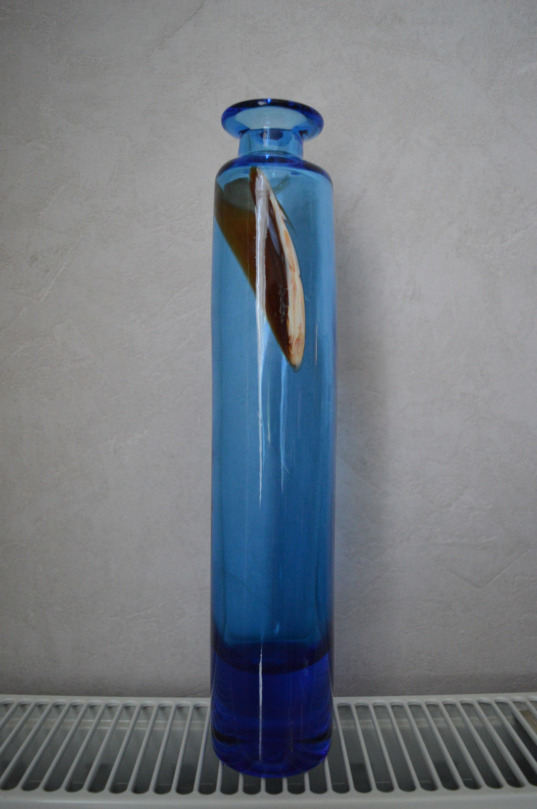 Vase signed bottle Moor old time 1970