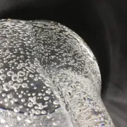 Vase en verre bullé Daum