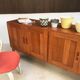 Buffet scandinave en teck massif, Danemark années 1960