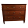 Antique Italian walnut commode, Louis XVI style, late 18th - 19th century.