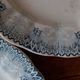 Set of 6 plates iron earth H Boulenger Choisy-le-Roi