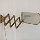 Pair of adjustable scissor wall lamps Mid Century Modern by Alfred Müller for AMBA