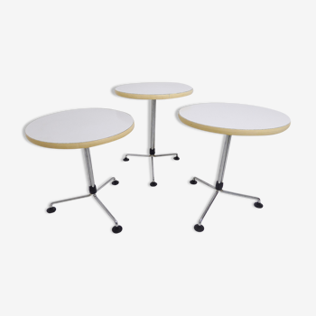 Trio vintage de tables d’appoint par Brabantia