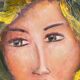 Huile sur toile par otremoureux portrait de femme XXeme
