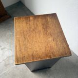 Dudouyt bedside table, oak, 1940.