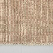 Tapis Kilim en jute et laine rose clair fait main