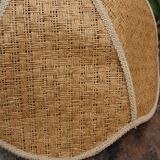 Realectrified rattan flower suspension