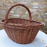 Vintage wicker basket 42 cm