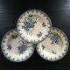 Lot 3 assiettes terre de fer