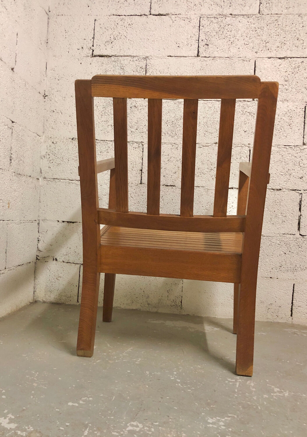 Reconstruction period armchair, René Gabriel style, 1950s